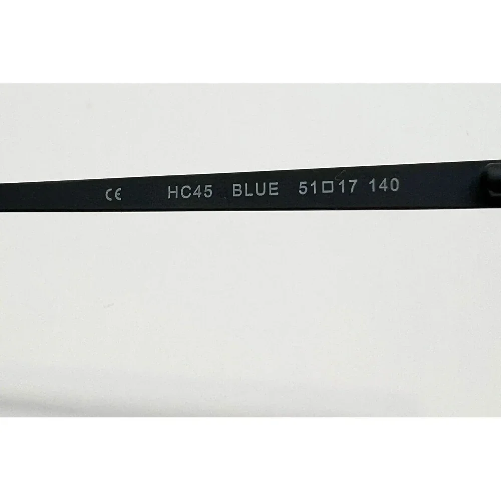 Hard Candy Eyeglasses Womens Blue HC45 Cat Eye Full Rim 51-17-140